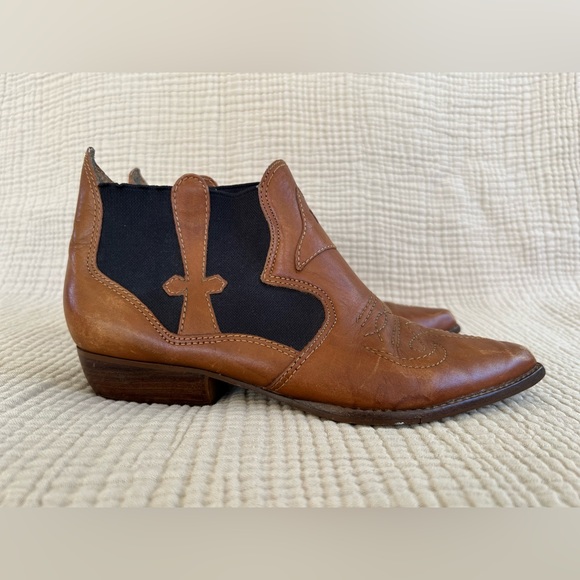 TRUE VINTAGE Bandits Western Booties - Picture 1 of 9